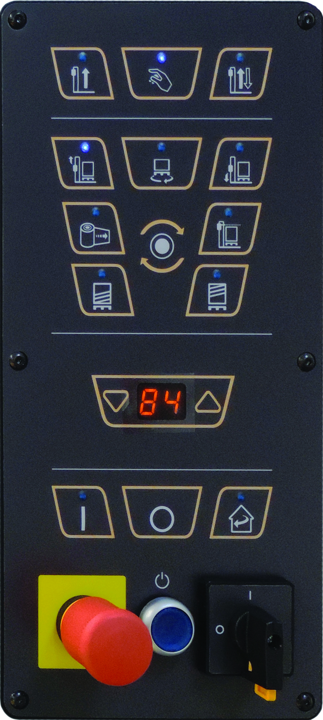 Halbautomatische Palettenwickler mit offenem Drehteller in Hufeisenform