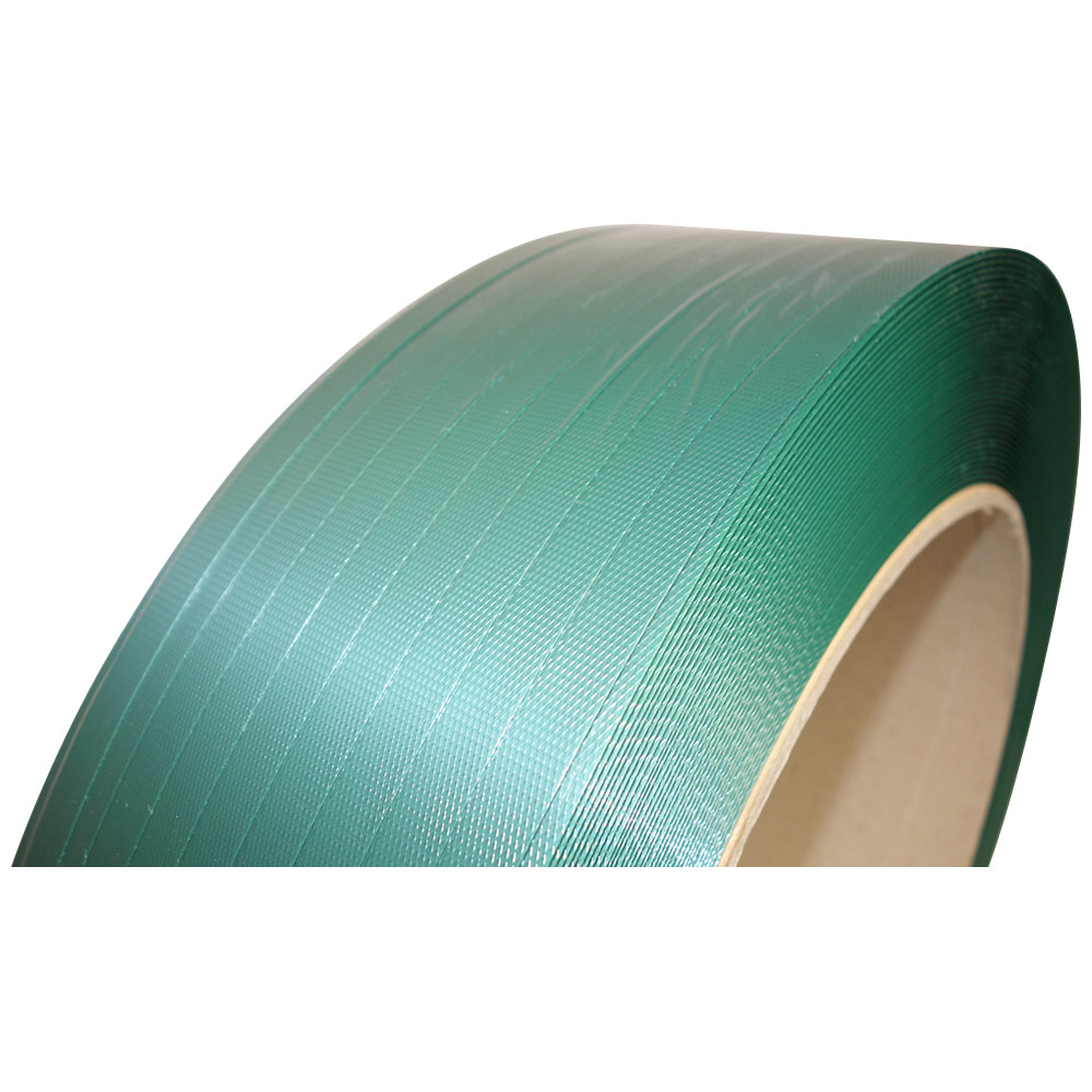 PET KUNSTSTOFFBAND 16X0,85MM 1500M PRO ROLLE  AUS 100% RECYCELTEM MATERIAL
